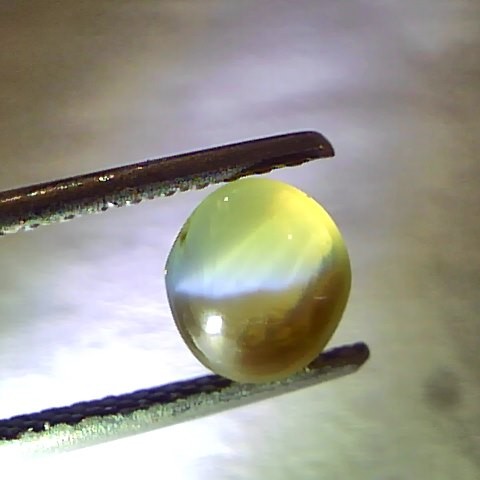 1.55 Ct Certified Untreated Natural Chrysoberyl Ceylon Cats Eye