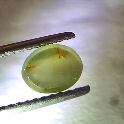 1.68 Ct Certified Untreated Natural Chrysoberyl Ceylon Cats Eye