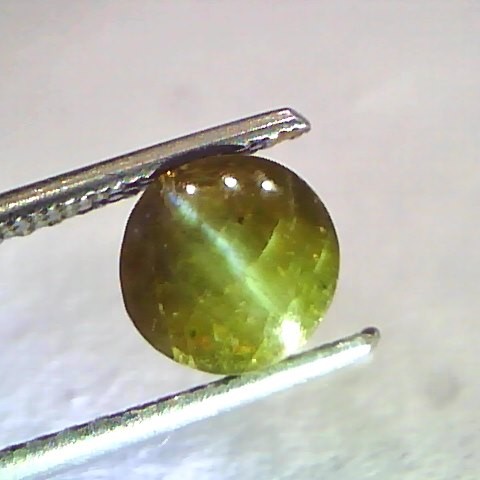 1.90 Ct Certified Untreated Natural Chrysoberyl Cats Eye,Lehsunia