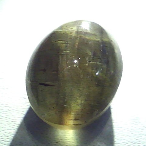 Huge 14.59 Ct Natural sillimanite Quartz Cats Eye,Lehsunia Gems