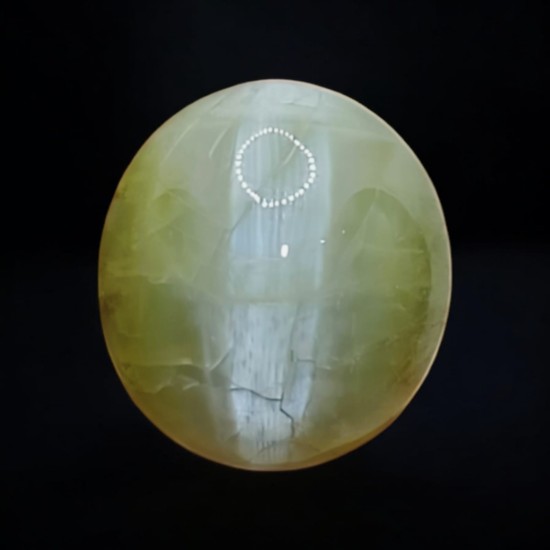 Huge 15.65 Ct Certified Untreated Natural Chrysoberyl Cats Eye Lehsunia AA