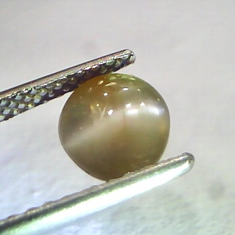 2.33 Ct Certified Untreated Natural Chrysoberyl Cats Eye,Lehsunia