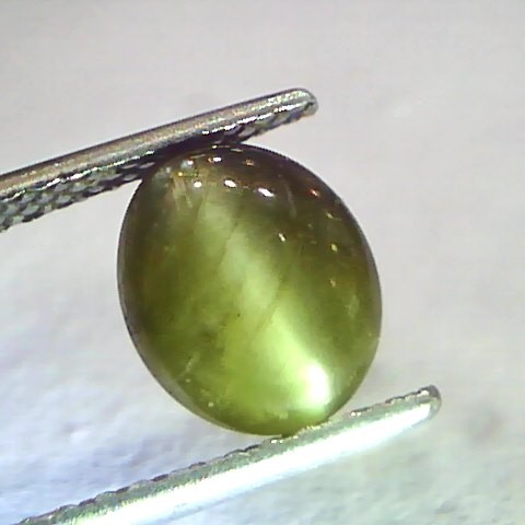 2.48 Ct Certified Untreated Natural Chrysoberyl Cats Eye,Lehsunia