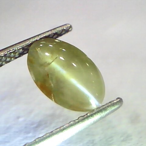 2.53 Ct Certified Untreated Natural Chrysoberyl Cats Eye,Lehsunia