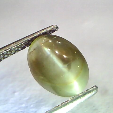 2.71 Ct Certified Untreated Natural Chrysoberyl Cats Eye,Lehsunia