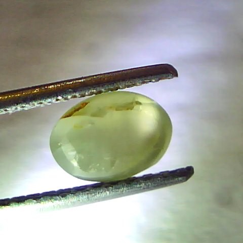 2.76 Ct Certified Untreated Natural Chrysoberyl Ceylon Cats Eye