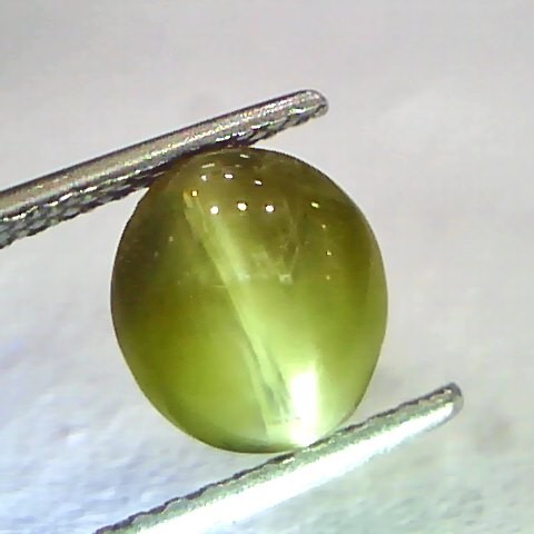 2.99 Ct Certified Untreated Natural Chrysoberyl Cats Eye,Lehsunia
