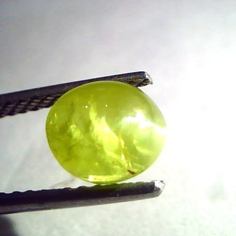 3.01 Ct Certified Untreated Natural Chrysoberyl Cats Eye,Lehsunia