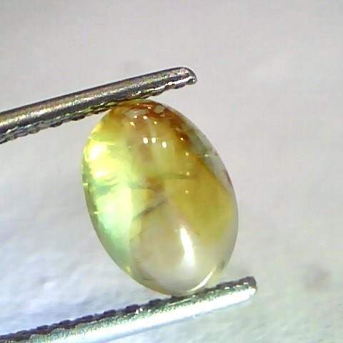 3.09 Ct Certified Untreated Natural Chrysoberyl Cats Eye,Lehsunia