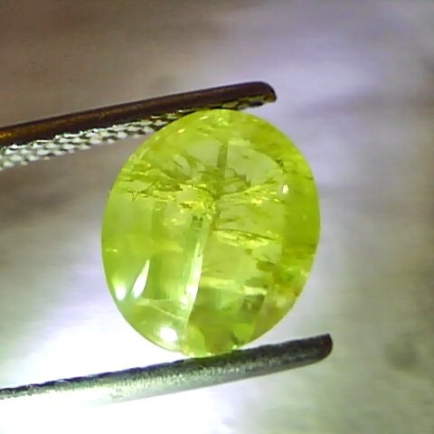 3.13 Ct Certified Untreated Natural Chrysoberyl Ceylon Cats Eye