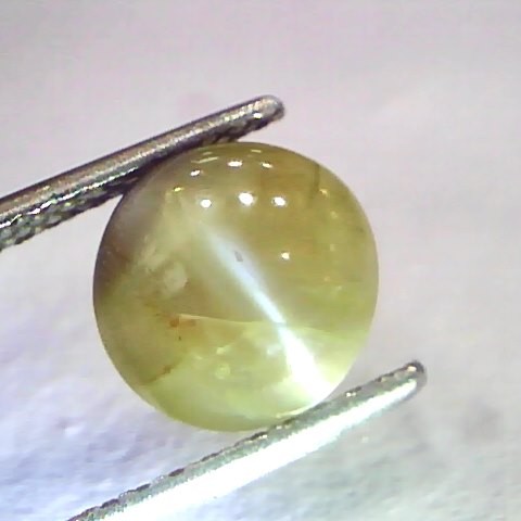 3.40 Ct Certified Untreated Natural Chrysoberyl Cats Eye,Lehsunia