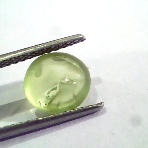 4.35 Ct IGI Certified Untreated Natural Ceylon Chrysoberyl Cats Eye