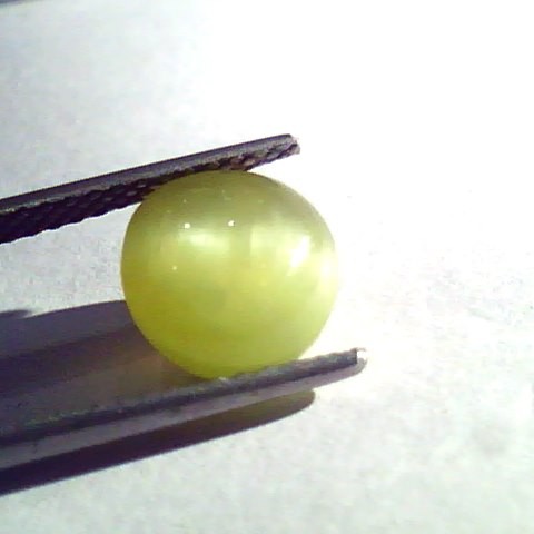 5.20 Ct Certified Untreted Natural Chrysoberyl Cats Eye,Lehsunia