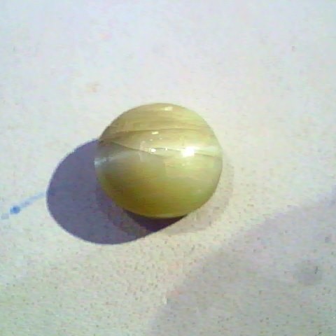 6.82 Ct Certified Untreted Natural Chrysoberyl Cats Eye,Lehsunia