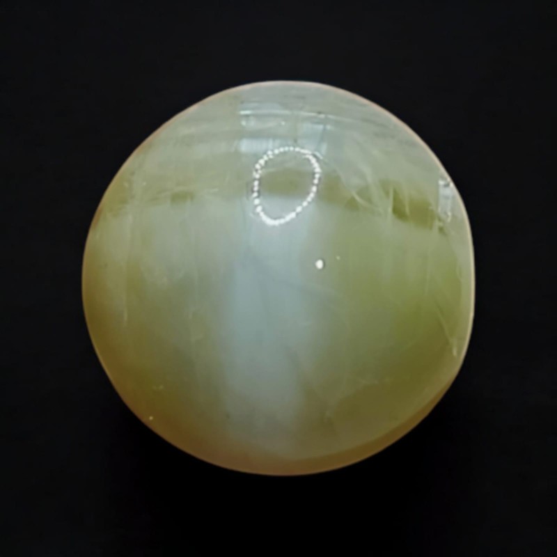 6.98 Ct Certified Untreated Natural Chrysoberyl Cats Eye Lehsunia AA 6.98 Ct Certified Untreated Natural Chrysoberyl Cats Eye Lehsunia AA