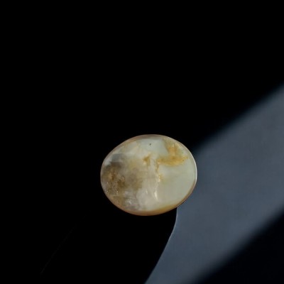 7.95 Ct Certified Untreated Natural Chrysoberyl Cats Eye Lehsunia 7.95 Ct Certified Untreated Natural Chrysoberyl Cats Eye Lehsunia