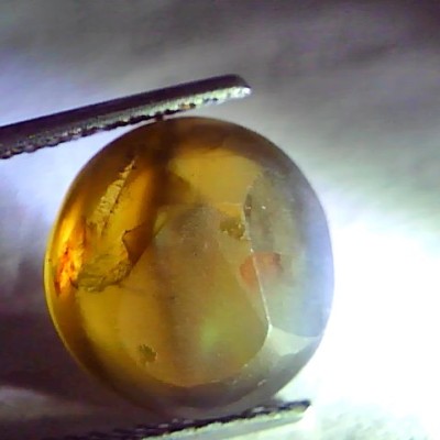 Huge 13.90 Ct IGI Certified Untreated Natural Ceylon Chrysoberyl Cats Eye