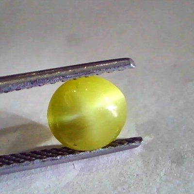 2.93 Ct IGI Certified Untreated Natural Chrysoberyl Cats Eye AAAAA