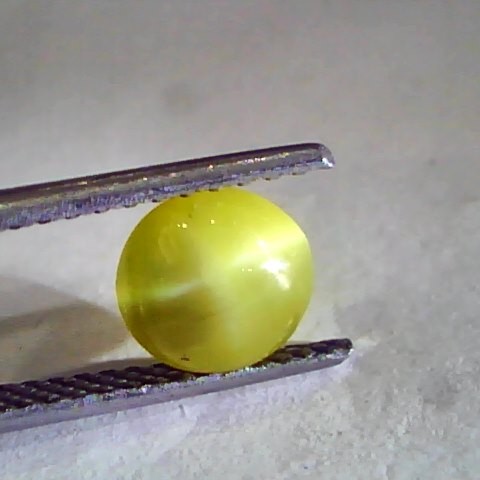 2.93 Ct IGI Certified Untreated Natural Chrysoberyl Cats Eye AAAAA