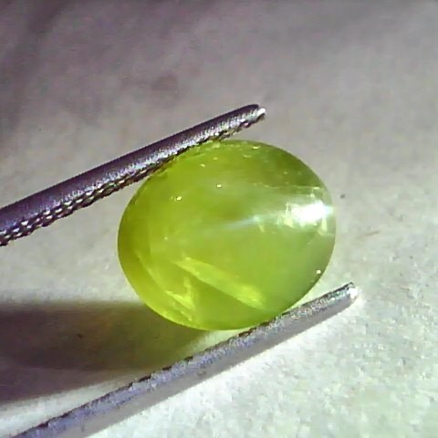 3.78 Ct Certified Untreated Natural Chrysoberyl Cats Eye,Lehsunia