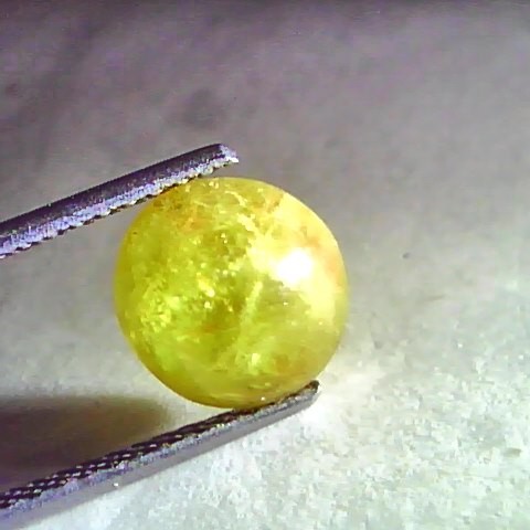 5.01 Ct Certified Untreated Natural Chrysoberyl Cats Eye,Lehsunia