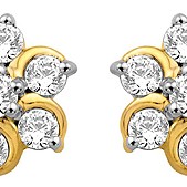 Diamond Earrings 0.44Ct Real Diamonds(VVS-GH)/3.5gm 18k Gold Diamond Earrings 0.44Ct Real Diamonds(VVS-GH)/3.5gm 18k Gold