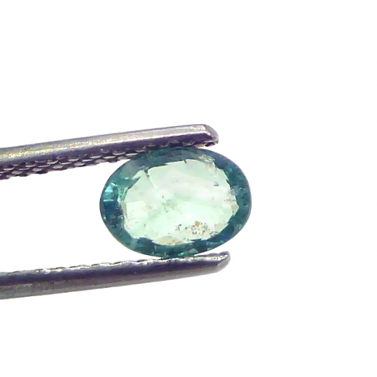 0.70 Ct Certified Untreated Natural Zambian Emerald Gemstone Panna