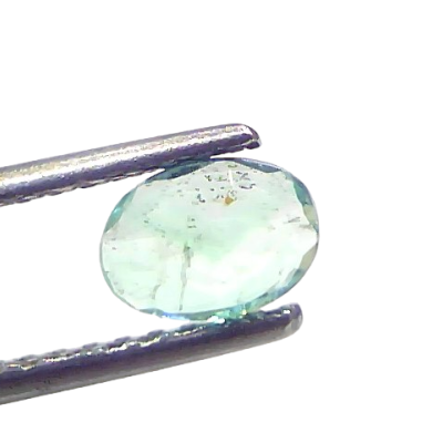 0.72 Ct Certified Untreated Natural Zambian Emerald Gemstone Panna 0.72 Ct Certified Untreated Natural Zambian Emerald Gemstone Panna