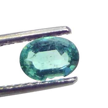 0.77 Ct Certified Untreated Natural Zambian Emerald Gemstone Panna 0.77 Ct Certified Untreated Natural Zambian Emerald Gemstone Panna