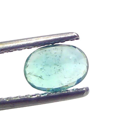 0.77 Ct Certified Untreated Natural Zambian Emerald Gemstone Panna 0.77 Ct Certified Untreated Natural Zambian Emerald Gemstone Panna