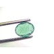 1.03 Ct GII Certified Untreated Natural Zambian Emerald Gemstone