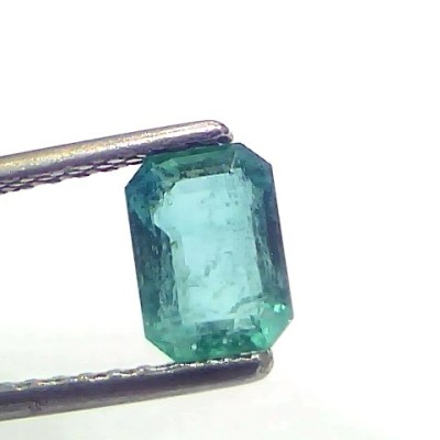 1.05 Ct Certified Untreated Natural Zambian Emerald Gemstone Panna