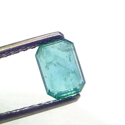 1.05 Ct Certified Untreated Natural Zambian Emerald Gemstone Panna