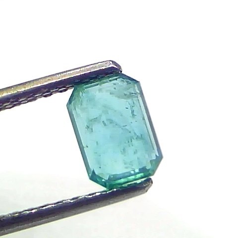 1.05 Ct Certified Untreated Natural Zambian Emerald Gemstone Panna