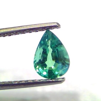 1.08 Ct GII Certified Untreated Natural Zambian Emerald Gemstone AAAAA