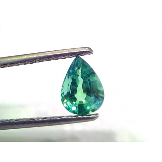 1.08 Ct GII Certified Untreated Natural Zambian Emerald Gemstone AAAAA