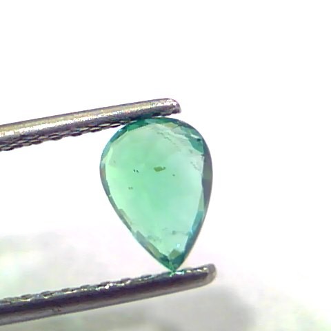 1.08 Ct GII Certified Untreated Natural Zambian Emerald Gemstone AAAAA