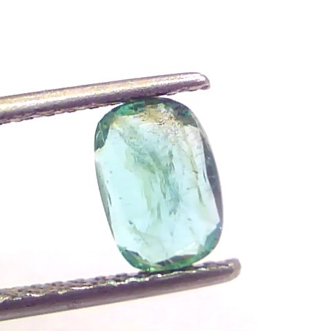 1.20 Ct Untreated Natural Zambian Emerald Gemstone Panna Gems