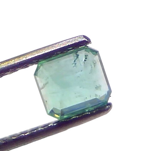 1.18 Ct Certified Untreated Natural Zambian Emerald Gemstone Panna 1.18 Ct Certified Untreated Natural Zambian Emerald Gemstone Panna