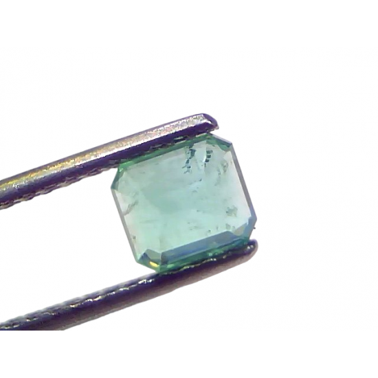 1.18 Ct Certified Untreated Natural Zambian Emerald Gemstone Panna