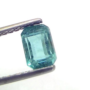 1.16 Ct Certified Untreated Natural Zambian Emerald Gemstone Panna