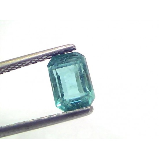 1.16 Ct Certified Untreated Natural Zambian Emerald Gemstone Panna