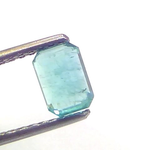 1.16 Ct Certified Untreated Natural Zambian Emerald Gemstone Panna