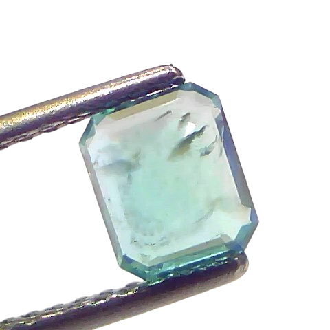 1.20 Ct Certified Untreated Natural Zambian Emerald Gemstone Panna 1.20 Ct Certified Untreated Natural Zambian Emerald Gemstone Panna