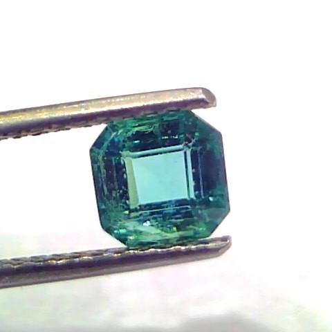 1.22 Ct GII Certified Untreated Natural Zambian Emerald Gemstone AAAAA