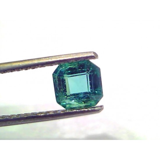 1.22 Ct GII Certified Untreated Natural Zambian Emerald Gemstone AAAAA