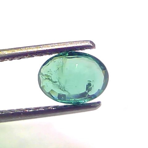 1.22 Ct GII Certified Untreated Natural Zambian Emerald Gemstone
