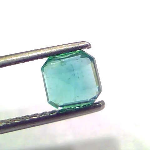 1.22 Ct GII Certified Untreated Natural Zambian Emerald Gemstone AAAAA