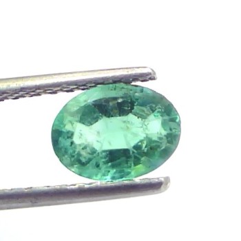 1.21 Ct Untreated Natural Zambian Emerald Gemstone Panna Stone