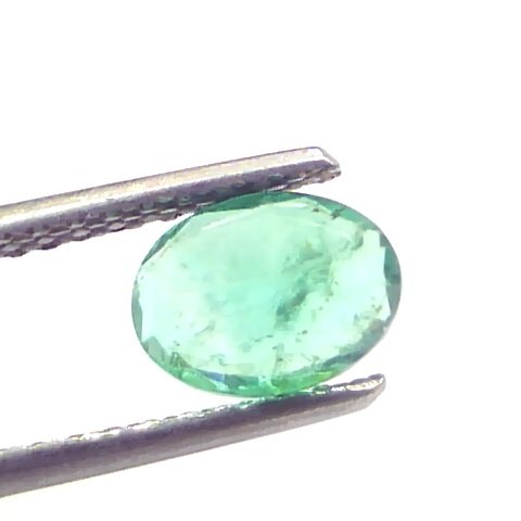 1.21 Ct Untreated Natural Zambian Emerald Gemstone Panna Stone